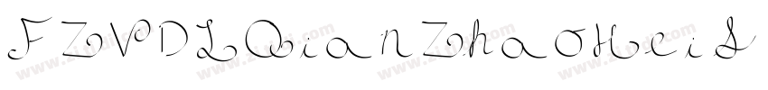 FZVDLQianZhaoHeiS Se字体转换